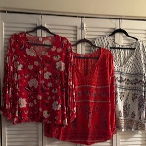Blouses Bundle any 3 blouses for $13